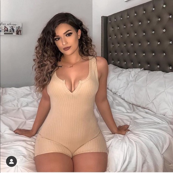 Essential Taupe Romper - Picture 4 of 6